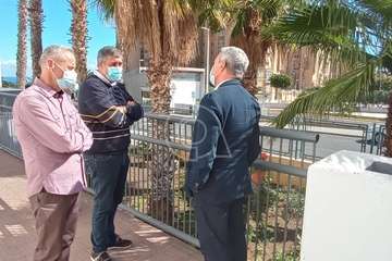  El nuevo comisario de Telde hace amigos en Jinámar/TA.